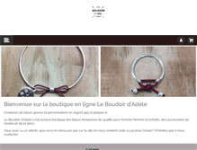 Tablet Screenshot of leboudoirdadele.com